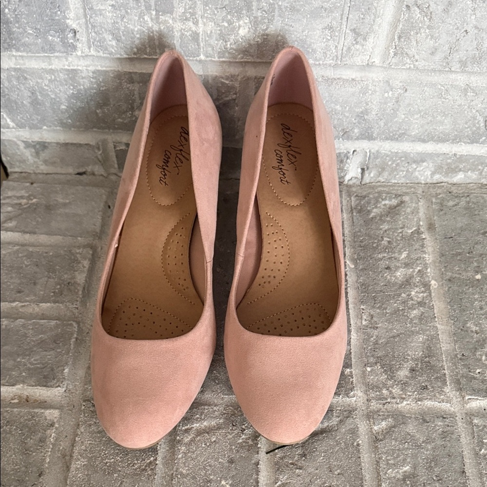 Comfort Plus by Predictions Soft Pink Flats